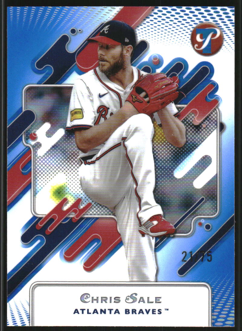 2025 Topps Pristine Blue Refractors #53 Chris Sale /75