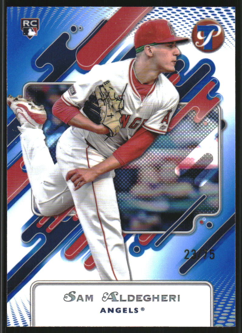 2025 Topps Pristine Blue Refractors #150 Sam Aldegheri /75