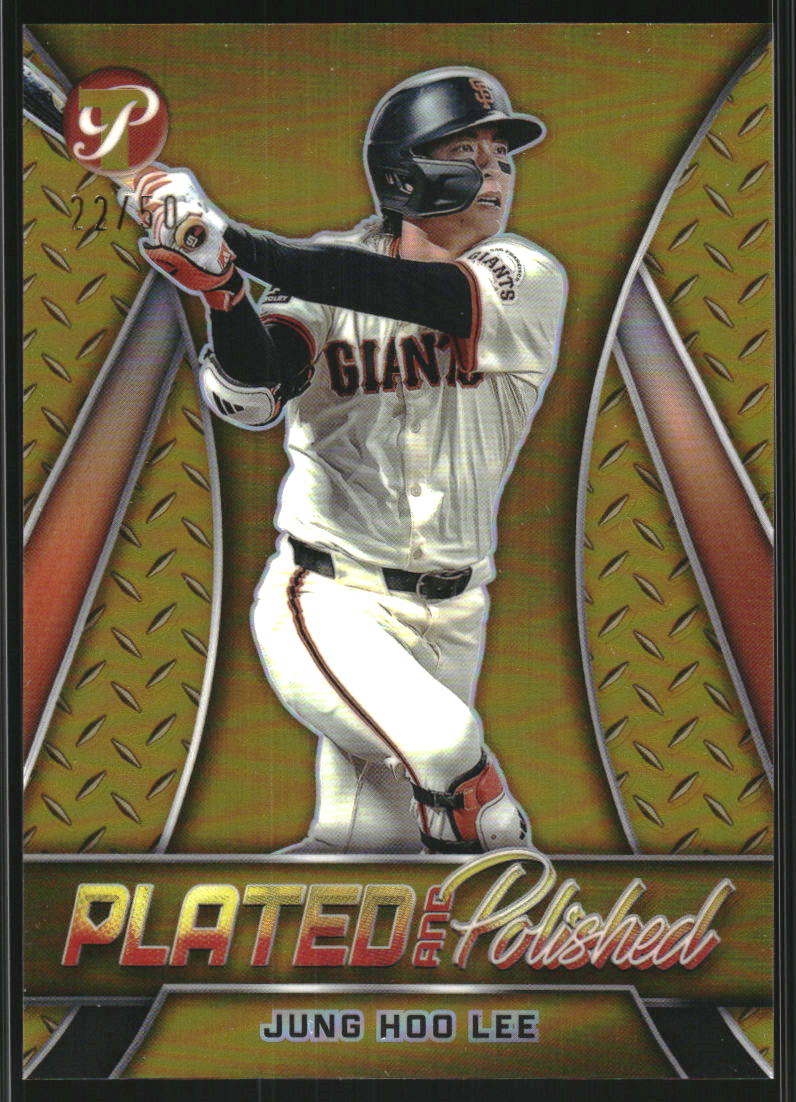 2025 Topps Pristine Plated and Polished Gold Refractors #PP38 Jung Hoo Lee /50