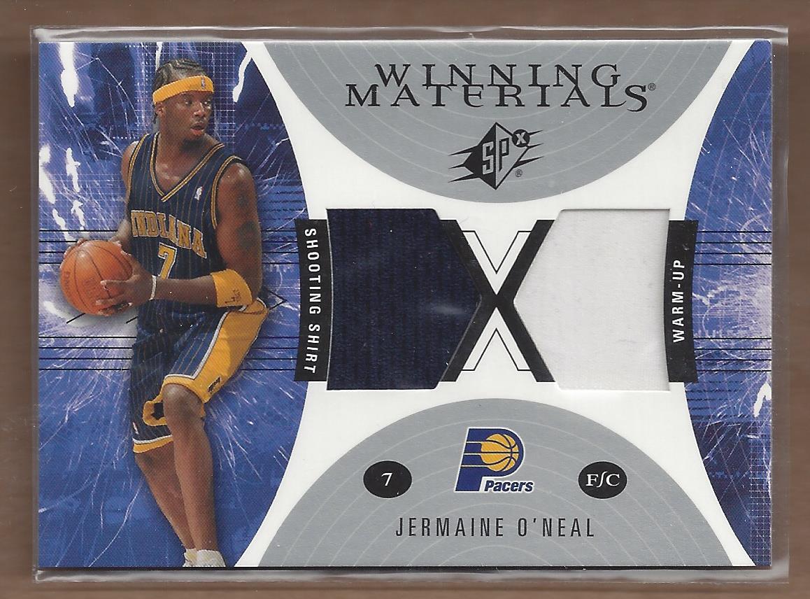 2003-04 SPx Winning Materials #WM11 Jermaine O'Neal Jersey