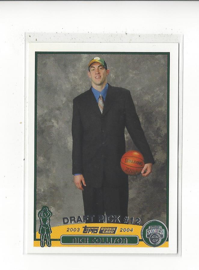 2003-04 Topps #232 Nick Collison RC