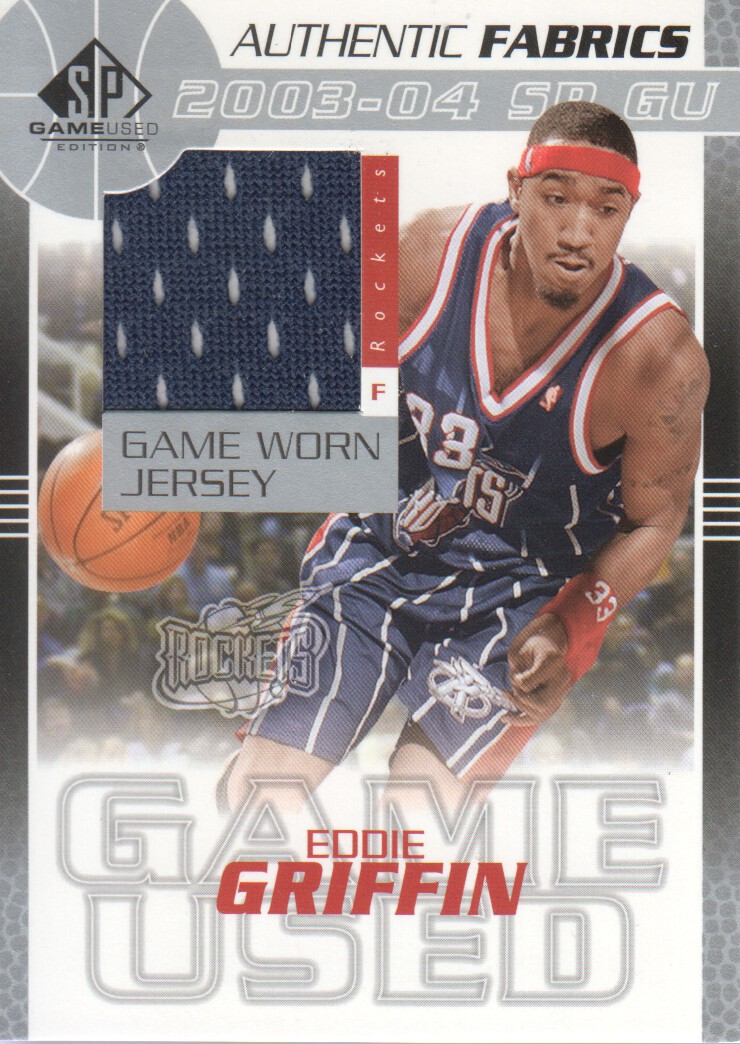 2003-04 SP Game Used Authentic Fabrics #EGJ Eddie Griffin