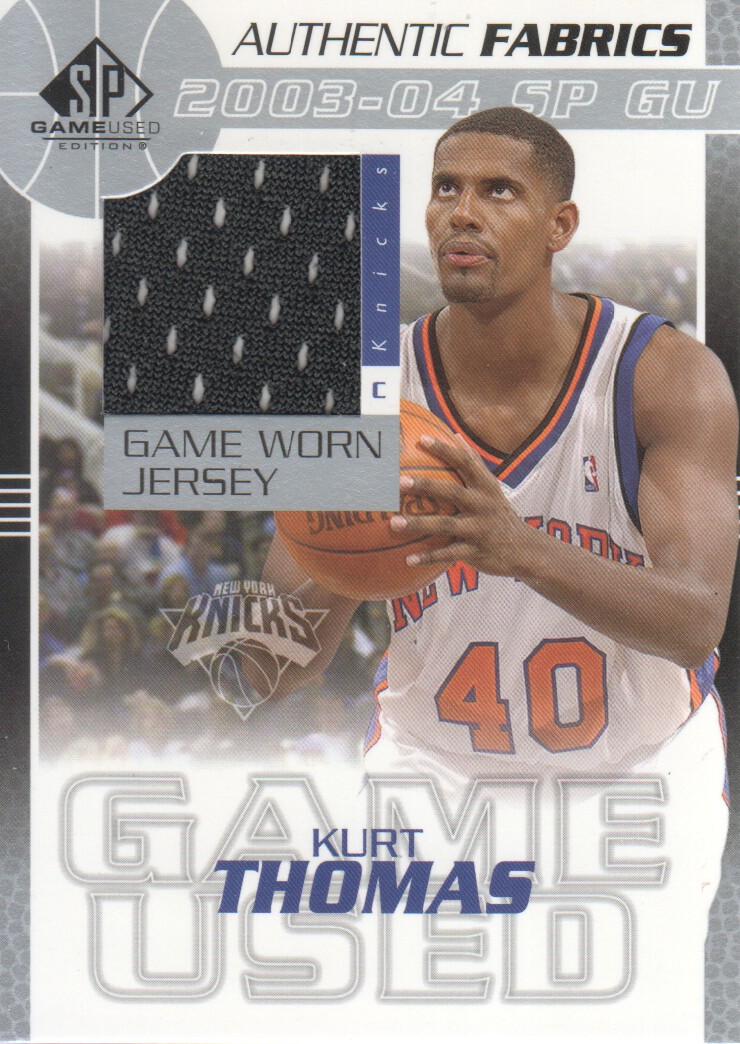2003-04 SP Game Used Authentic Fabrics #KTJ Kurt Thomas