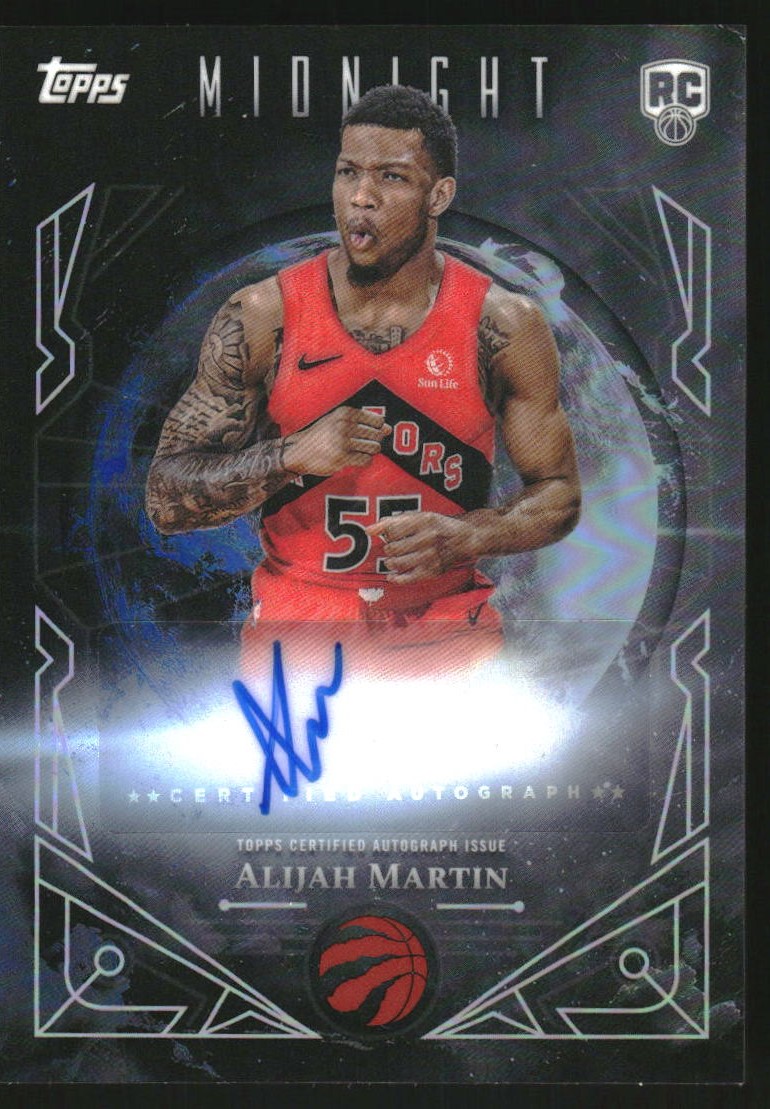 2025-26 Topps Midnight Midnight Sun Rookie Signatures #MSRAM Alijah Martin Auto