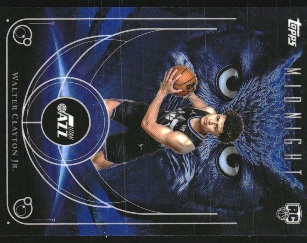 2025-26 Topps Midnight Night Owls #NO24 Walter Clayton Jr.