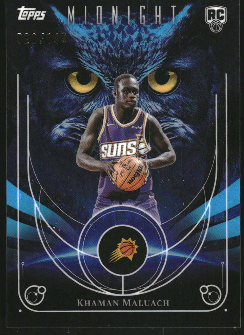 2025-26 Topps Midnight Night Owls Morning #NO23 Khaman Maluach /149