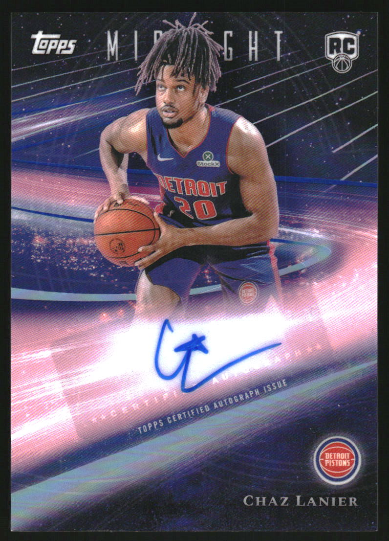 2025-26 Topps Midnight Rookie Horizon Signatures #RHSCL Chaz Lanier Auto