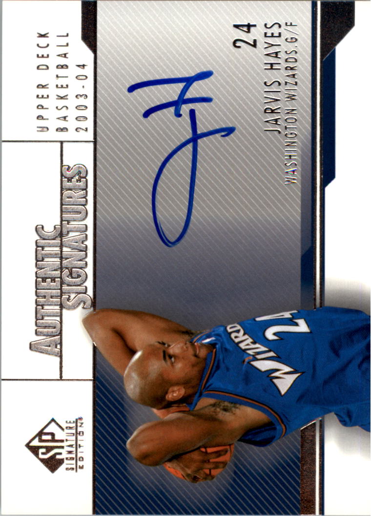 2003-04 SP Authentic Signatures #JAA Jarvis Hayes