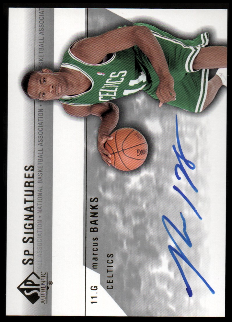 2003-04 SP Authentic Signatures #MAA Marcus Banks