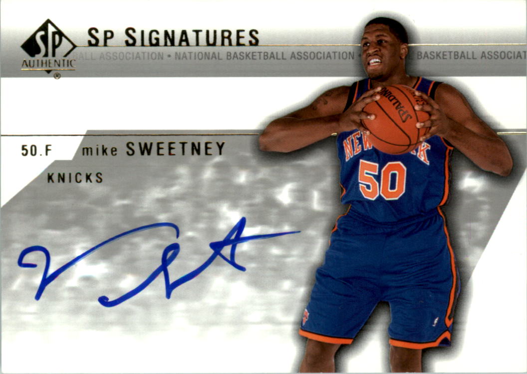 2003-04 SP Authentic Signatures #MSA Mike Sweetney