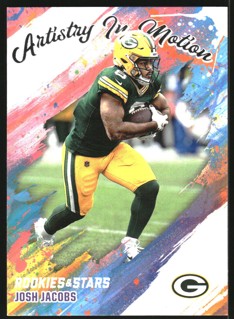 2025 Rookies and Stars Artistry in Motion #7 Josh Jacobs