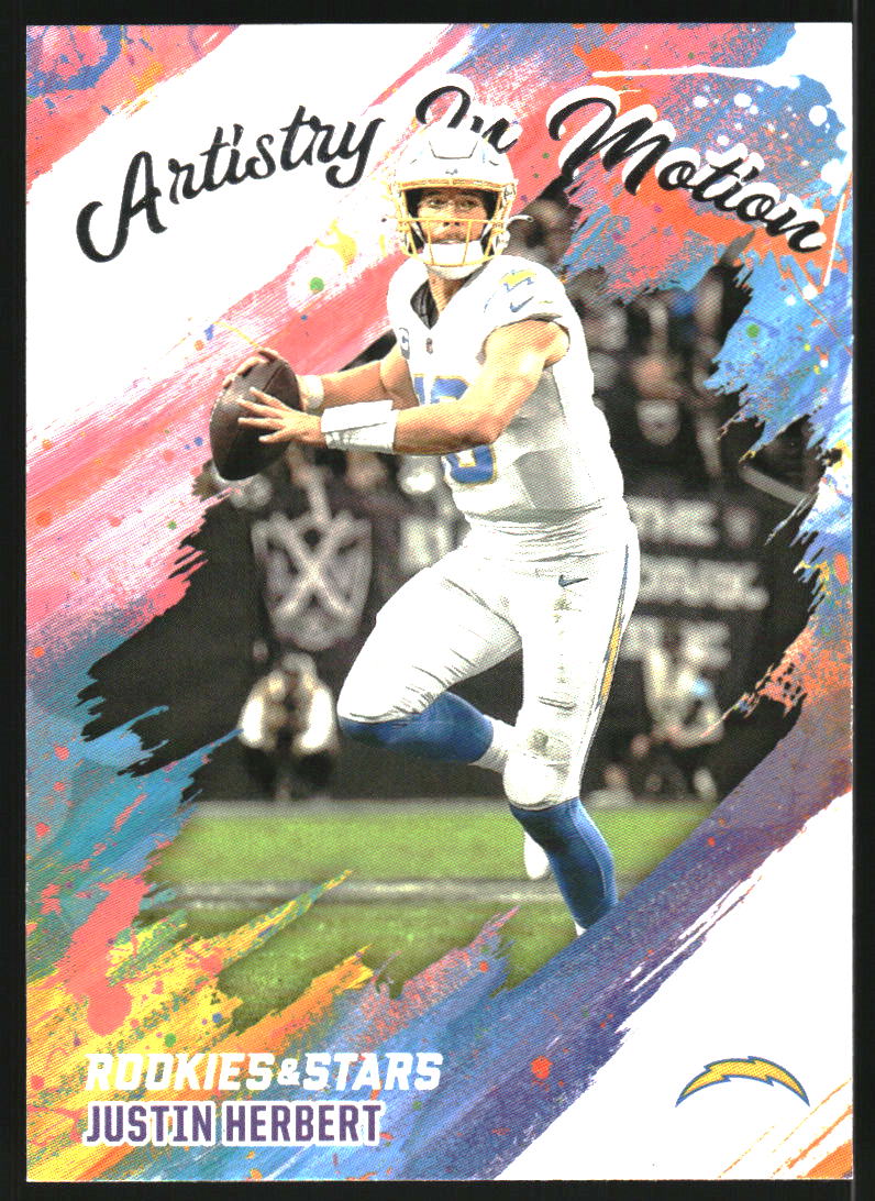 2025 Rookies and Stars Artistry in Motion #11 Justin Herbert