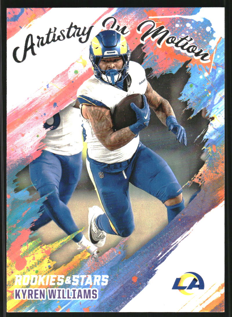 2025 Rookies and Stars Artistry in Motion #12 Kyren Williams