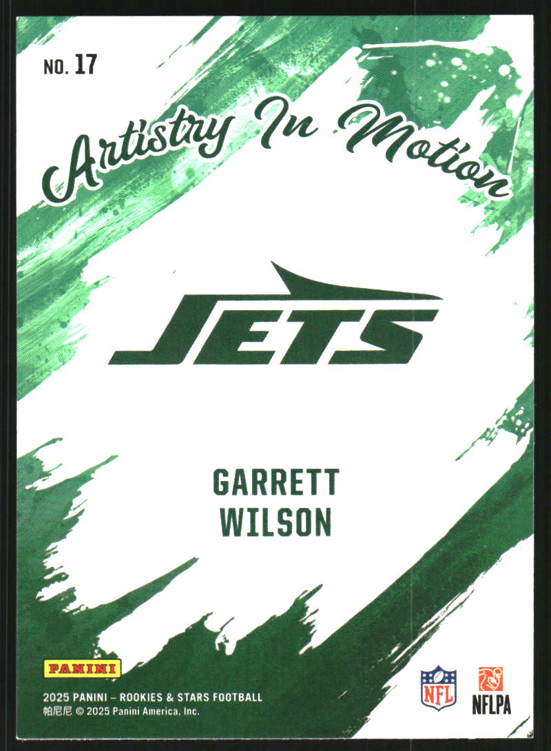 2025 Rookies and Stars Artistry in Motion #17 Garrett Wilson