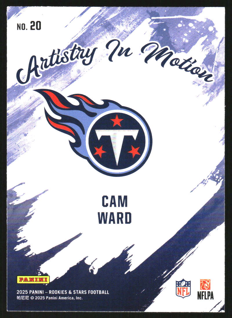 2025 Rookies and Stars Artistry in Motion #20 Cam Ward