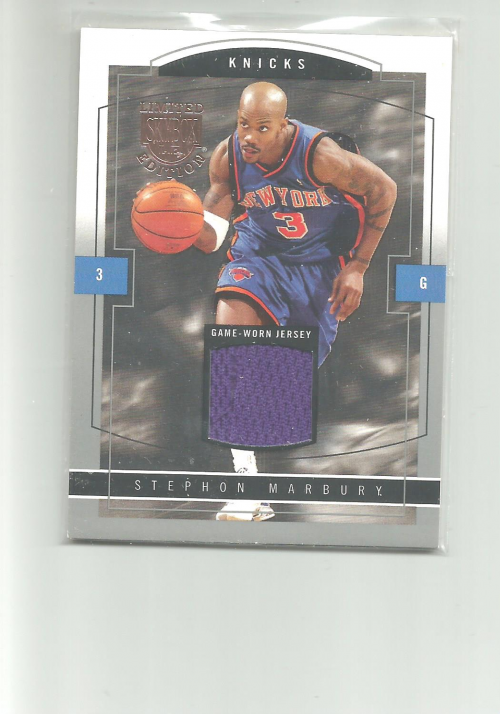 2003-04 SkyBox LE Jersey Proofs #55 Stephon Marbury