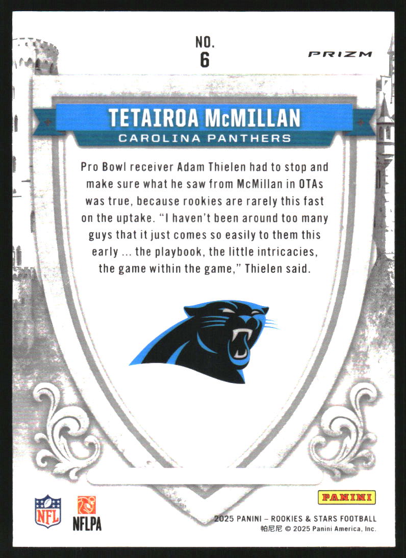 2025 Rookies and Stars Crusade Silver #6 Tetairoa McMillan