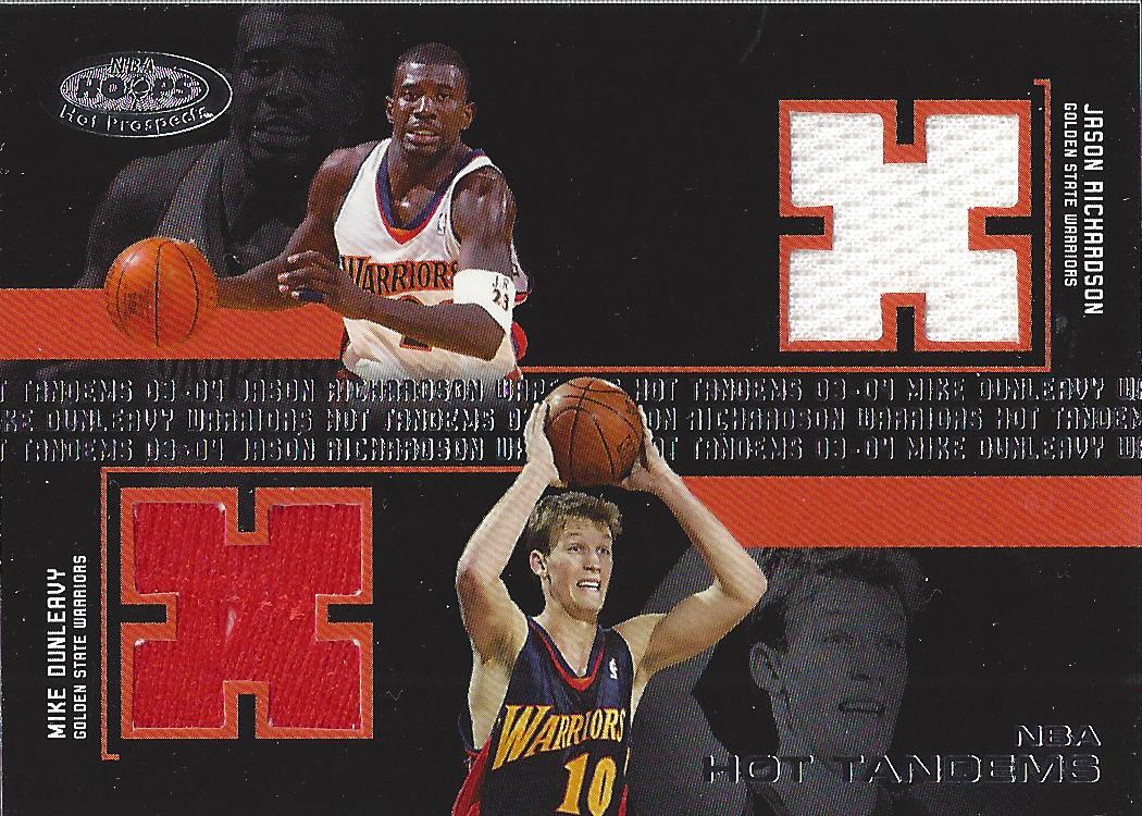 2003-04 Hoops Hot Prospects Hot Tandems #6 Jason Richardson/Mike Dunleavy