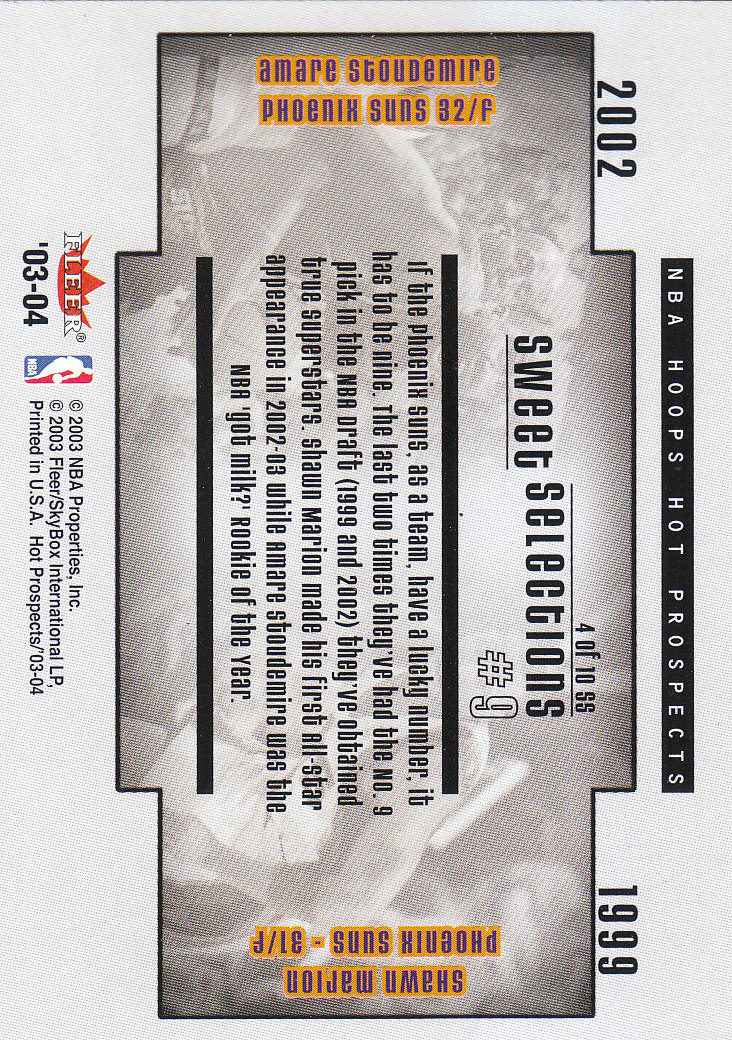 2003/2004 Hoops Hot Prospects Basketball - Picture 161 of 161