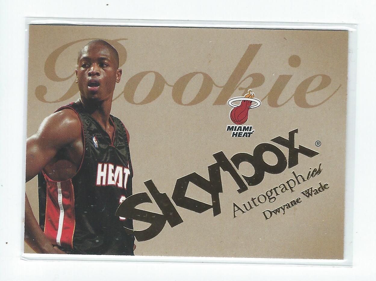 2003-04 SkyBox Autographics #75 Dwyane Wade RC