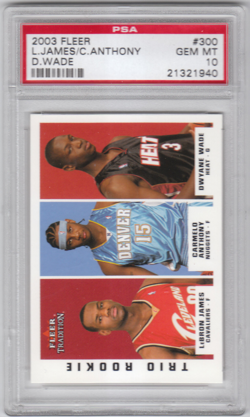 2003-04 Fleer Tradition #300 LeBron James RC/Carmelo Anthony RC