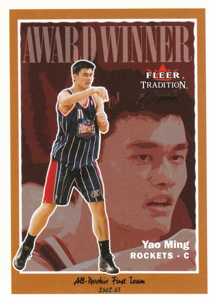 2003-04 Fleer Tradition Crystal #230 Yao Ming AW
