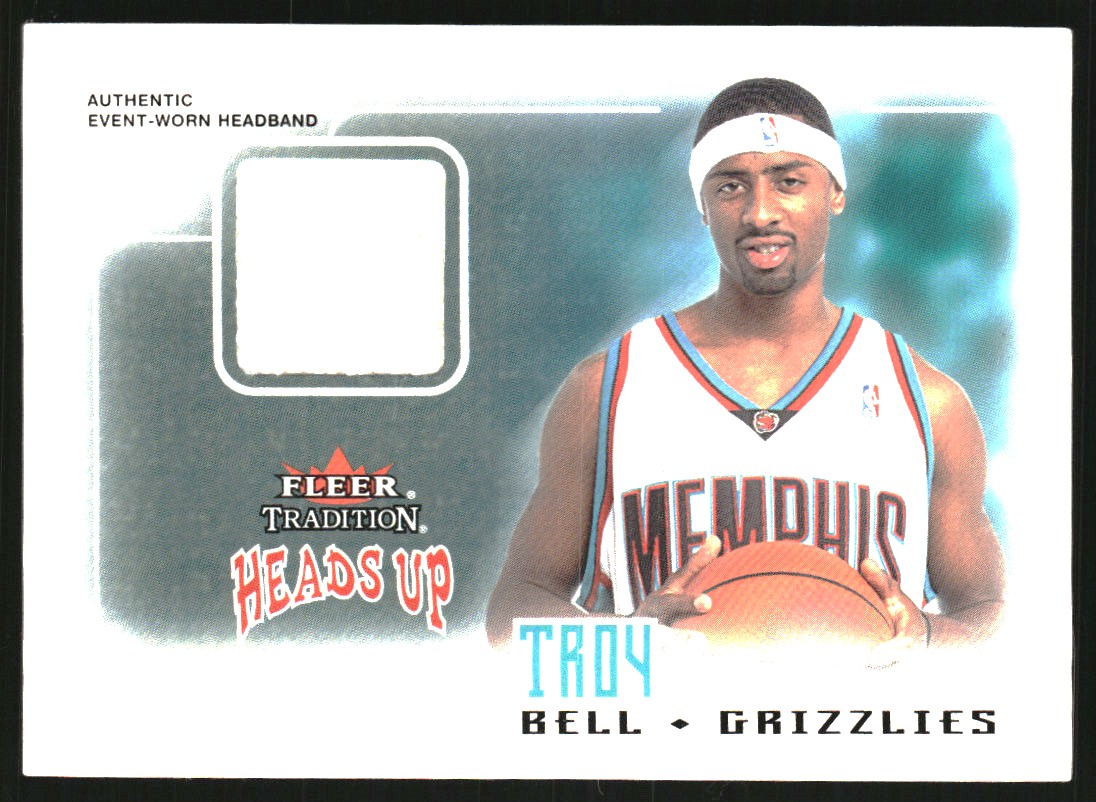 2003-04 Fleer Tradition Heads Up Game Used #HUTB Troy Bell