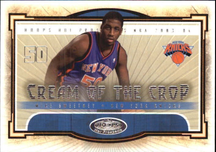 2003-04 Hoops Hot Prospects Cream of the Crop #2 Mike Sweetney