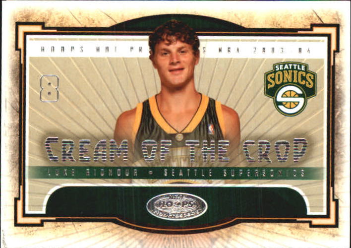 2003-04 Hoops Hot Prospects Cream of the Crop #6 Luke Ridnour