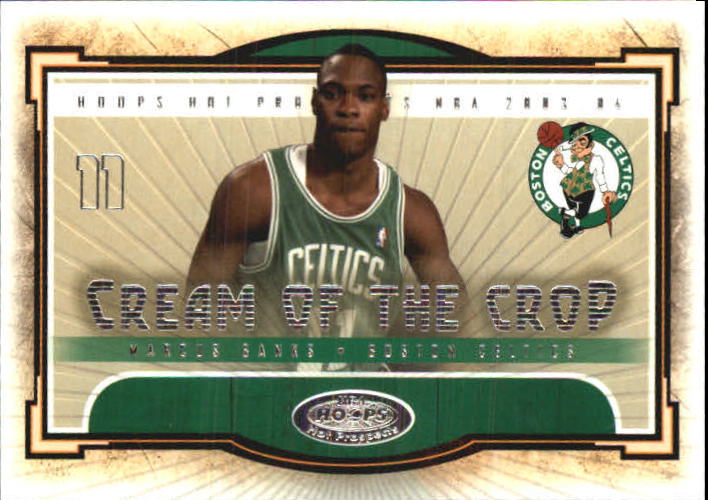 2003-04 Hoops Hot Prospects Cream of the Crop #14 Marcus Banks