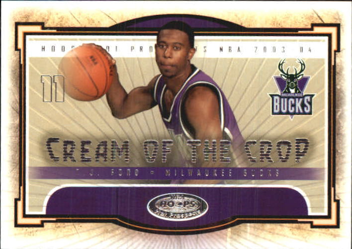 2003-04 Hoops Hot Prospects Cream of the Crop #15 T.J. Ford