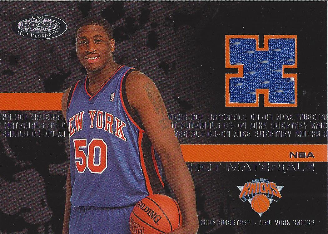 2003-04 Hoops Hot Prospects Hot Materials #4 Mike Sweetney