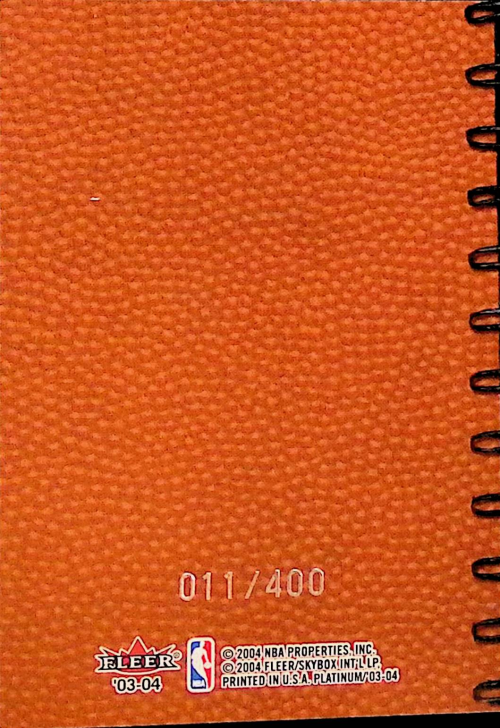 2003-04 Fleer Platinum NBA Scouting Report #15 Chris Bosh back image