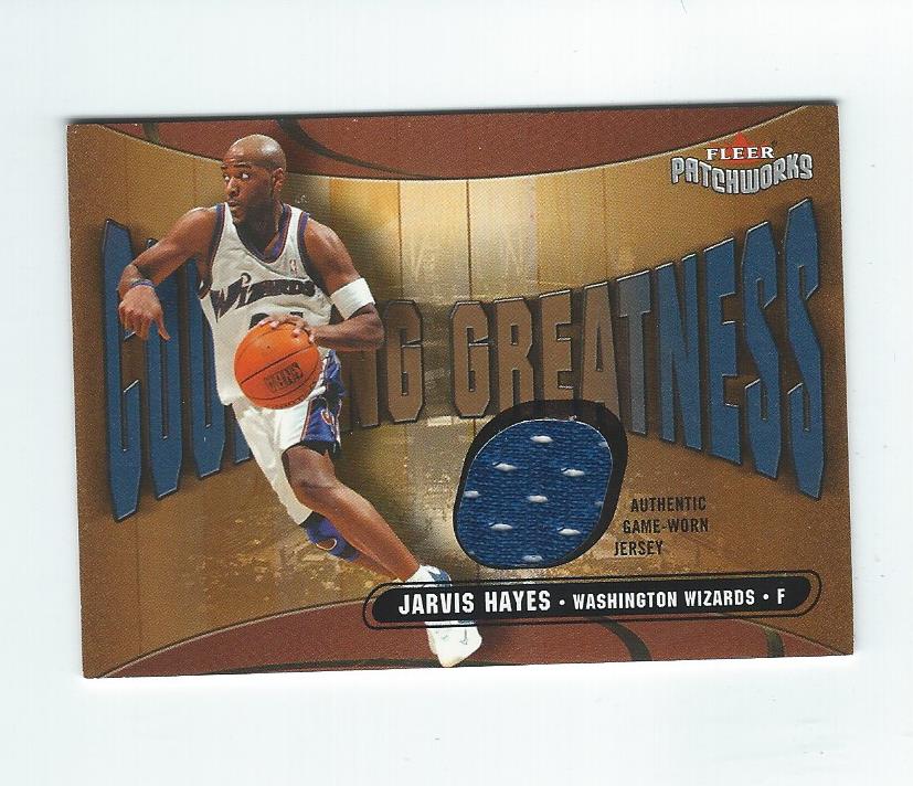 2003-04 Fleer Patchworks Courting Greatness Jerseys #JH Jarvis Hayes