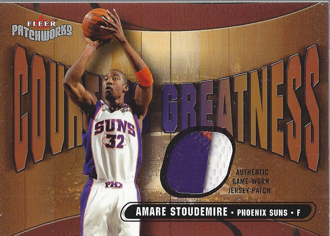 2003-04 Fleer Patchworks Courting Greatness Jerseys Patches #AS Amare Stoudemire