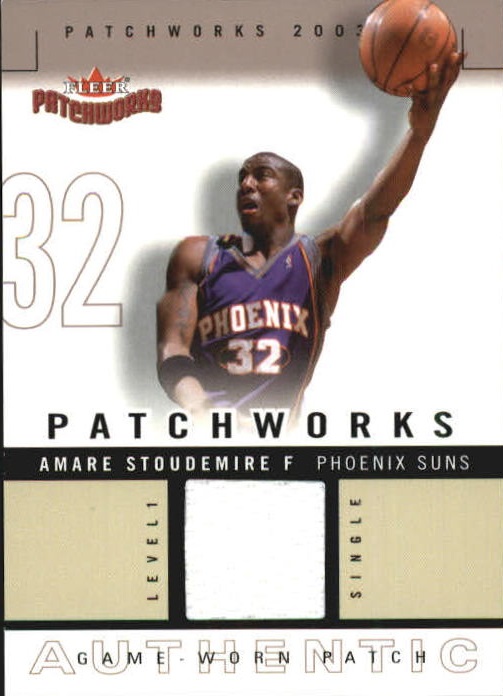 2003-04 Fleer Patchworks Jerseys #AS Amare Stoudemire
