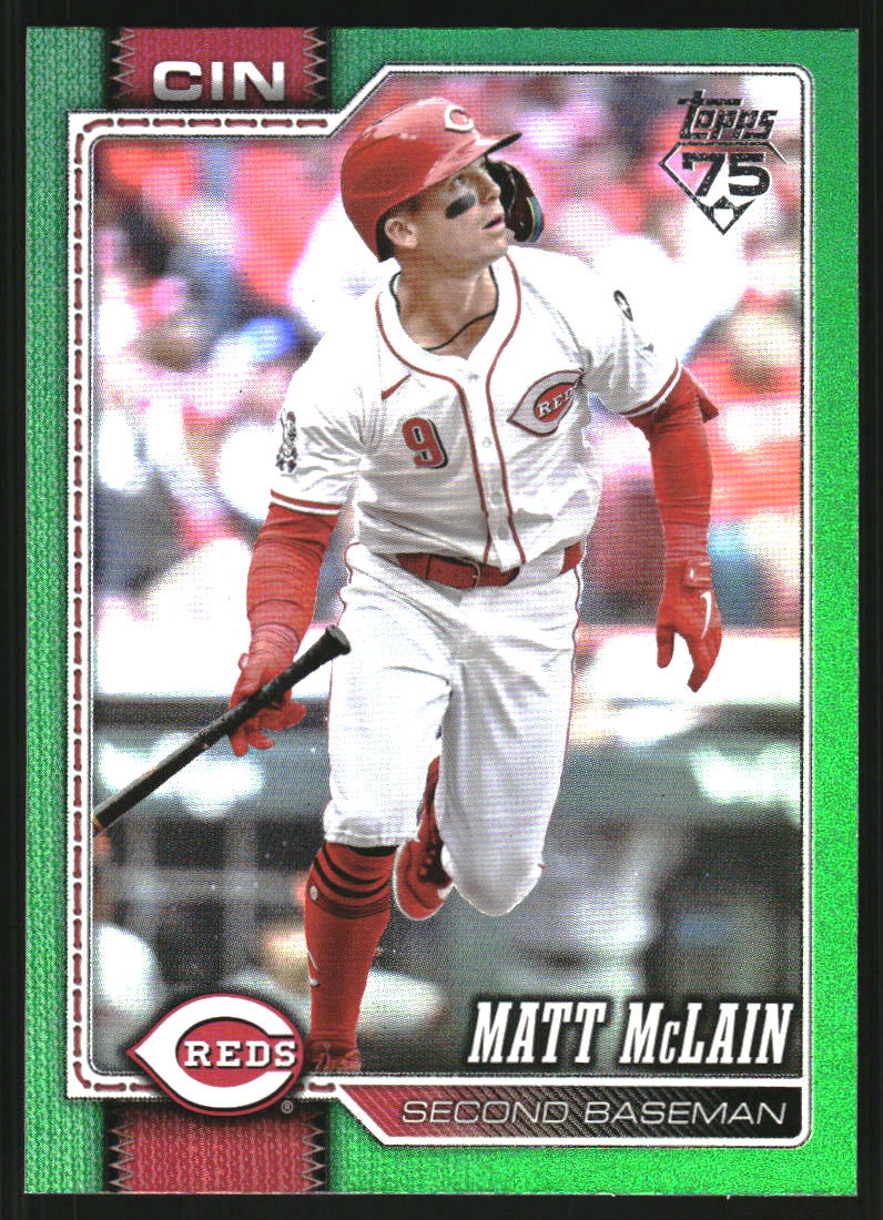 2026 Topps Green Rainbow Foil #81 Matt McLain /99