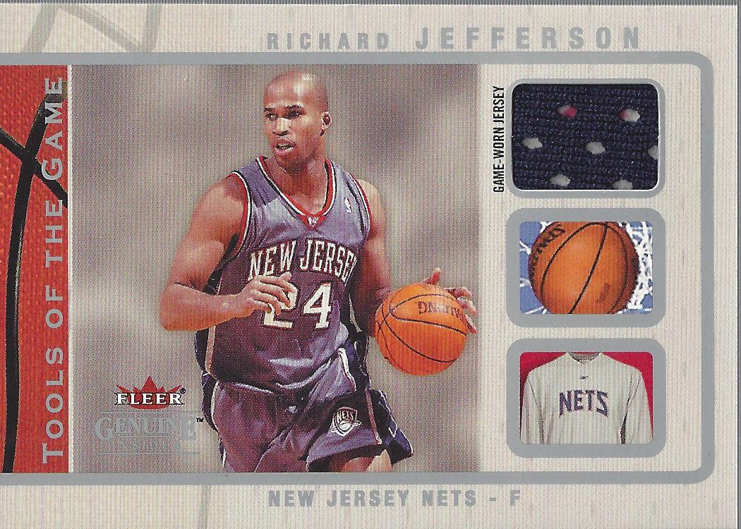 2003-04 Fleer Genuine Insider Tools of the Game Game Used #12 Richard Jefferson