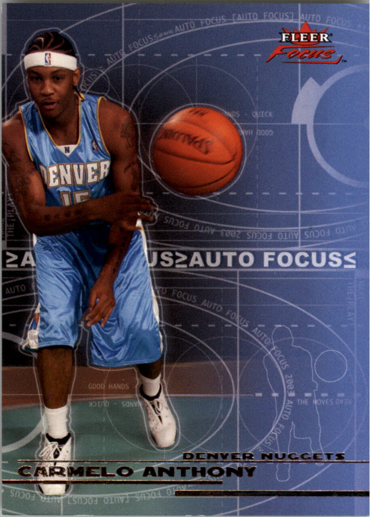 2003-04 Fleer Focus Auto Focus #16 Carmelo Anthony