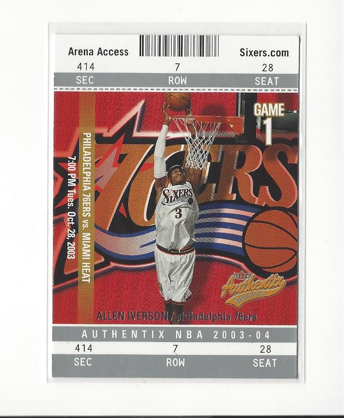 Allen Iverson cards (1997-2021) 76ers Nuggets - You Choose - Bild 133 von 228