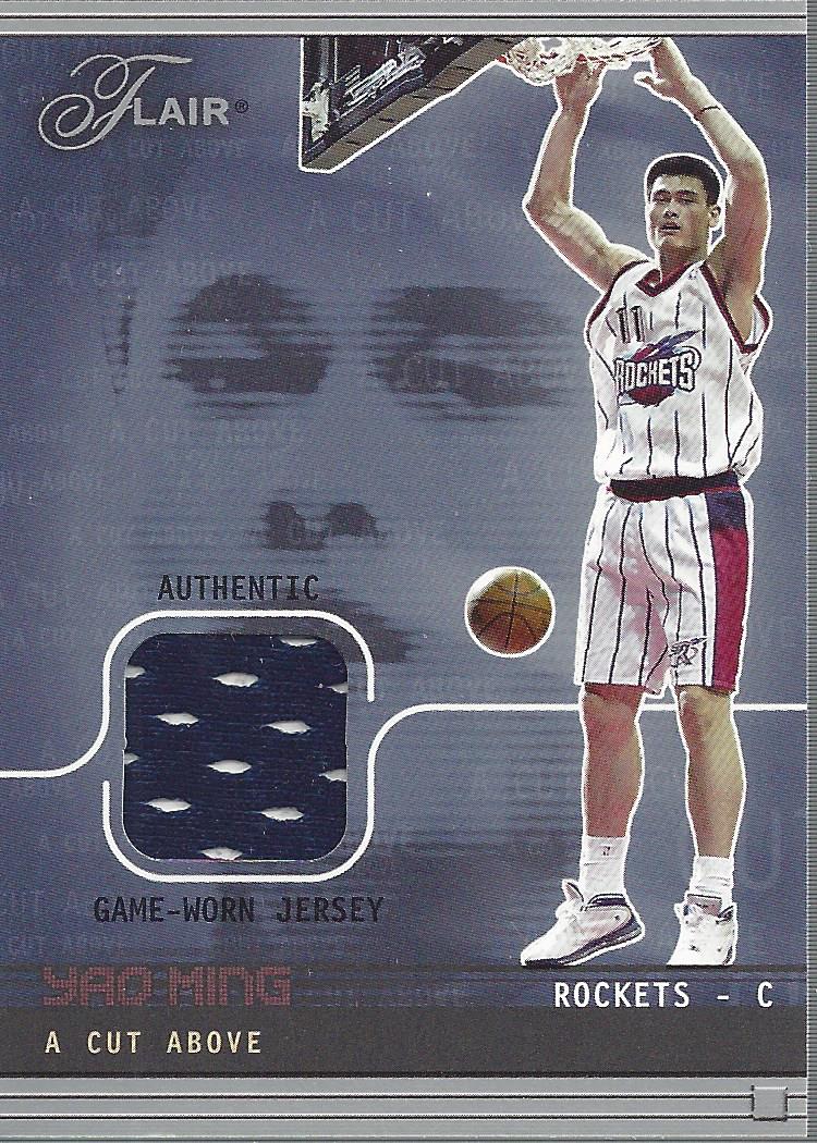 2003-04 Flair A Cut Above #YM Yao Ming - Jersey/500 - NM-MT