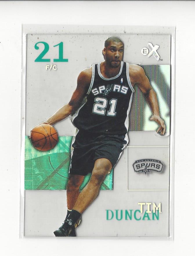 2003-04 E-X #15 Tim Duncan