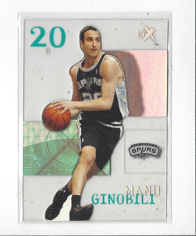 2003-04 E-X #20 Manu Ginobili