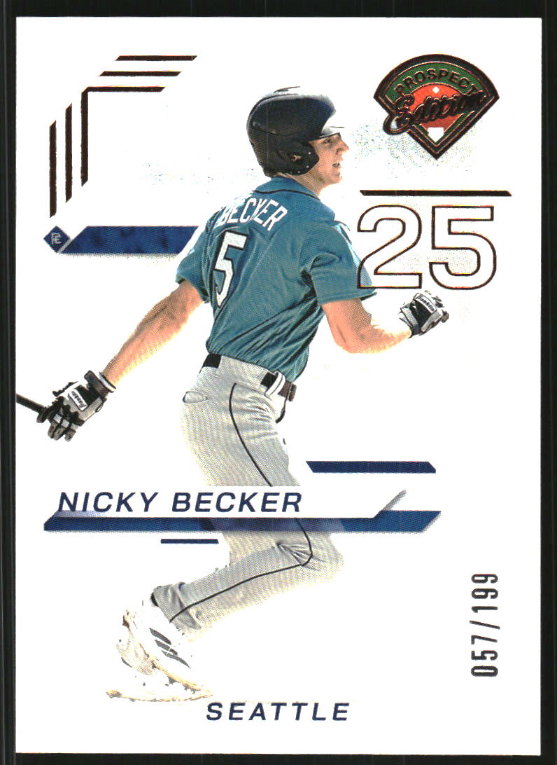 2025 Panini Prospect Edition Bronze #51 Nicky Becker /199