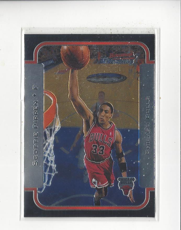 2003-04 Bowman Chrome #64 Scottie Pippen