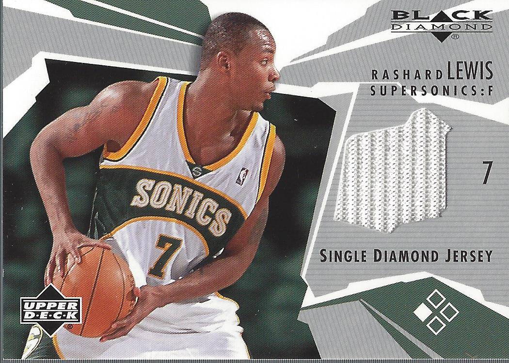 2003-04 Black Diamond Jerseys #BDRL Rashard Lewis