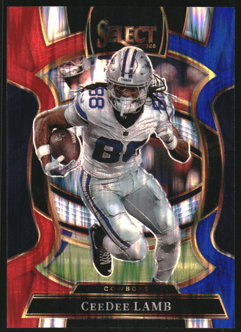 2025 Select Prizm Red and Blue Shock #98 CeeDee Lamb on Fanatics