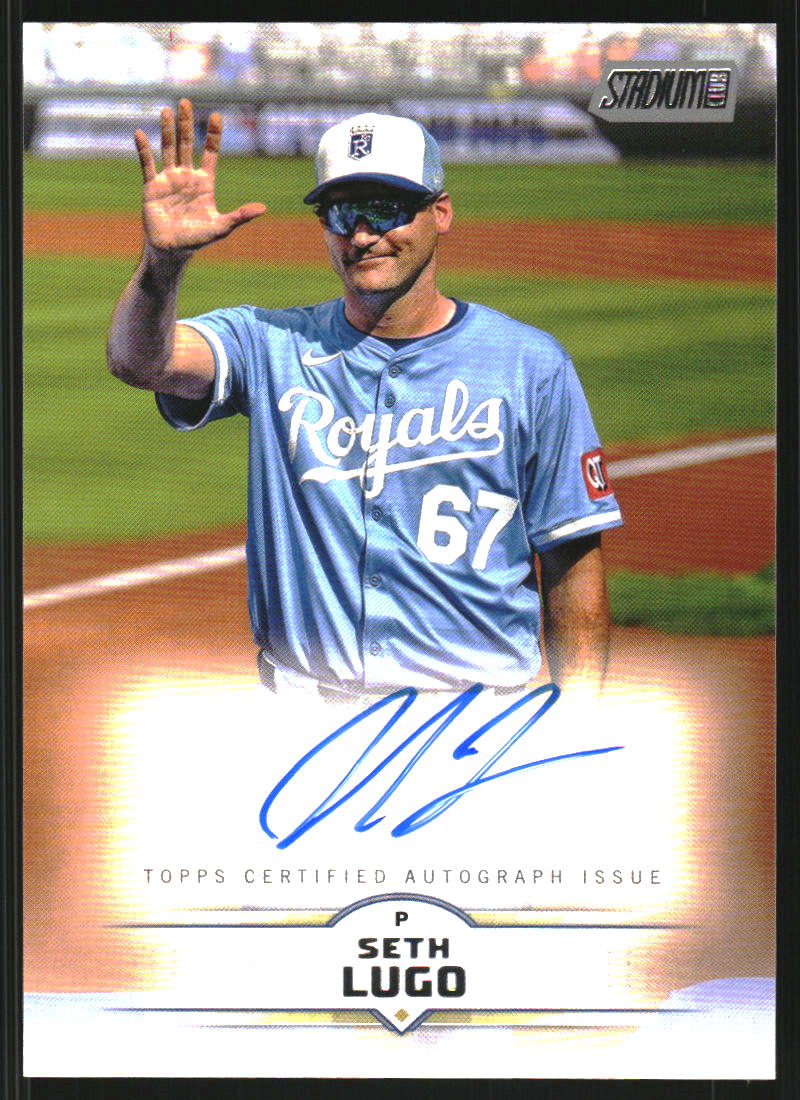 2025 Stadium Club Autographs #SCBASL Seth Lugo Auto