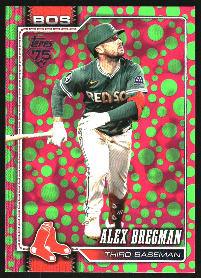 2026 Topps Easter Pink Green Dots #135 Alex Bregman