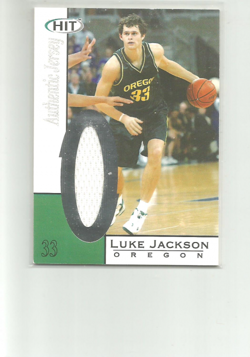 2004 SAGE HIT Jerseys #JLJ Luke Jackson